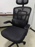 南皇电脑椅子人体工学椅护腰久坐办公室职员会议写字椅靠背升降转座椅 分离升降黑-收纳扶手-4级气杆-4D头枕 120-155度(含) 可旋转可升降扶手 -双背升降腰托 实拍图