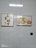 墨派餐厅装饰画现代简约饭厅横幅挂画轻奢饭厅背景墙厨房壁画免打孔 事事如意 60*40cm【晶瓷】 实拍图