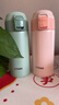 虎牌（TIGER）时尚清新保温杯（直饮盖+吸管盖） MMT-B35C-GM 薄荷绿 350ml 实拍图