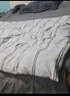 京东京造悦柔三件套 120g加厚磨毛 A类床单被套单人宿舍学生0.9/1.2m床科技灰 实拍图