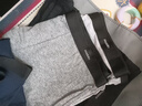 莫代尔4条男士内裤男平角特大码胖子肥佬220斤加肥加大宽松四角裤 纯棉款（黑+宝蓝+深灰+浅灰） 4条 6XL （建议体重240-280斤） 实拍图