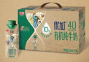 光明优加有机4.0乳蛋白全脂梦幻盖纯牛奶250ml*10盒 礼盒装 实拍图
