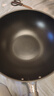 三禾0涂层炒锅无涂层不粘锅304钛不锈钢电磁炉通用炒菜锅32cmLC32S16 实拍图