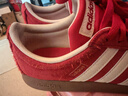 adidas「T头鞋」VL COURT复古休闲板鞋德训鞋男女阿迪达斯轻运动 浅猩红/暖香草色/黄色   37   实拍图