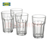 宜家（IKEA）POKAL博克尔加厚钢化玻璃杯家用透明大容量耐热果汁杯 透明玻璃杯子350毫升4件 实拍图