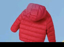 嘟嘟家【三防面料】儿童冬季轻薄红色羽绒服新年冬装女童拜年服男童童装 红色 90 实拍图