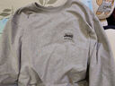 JEEP SPIRIT卫衣男春秋新品男士大码纯色长袖圆领T恤运动休闲时尚棉质 春秋款 灰色 6501 XL （建议125-145斤） 实拍图