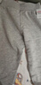nest designs宝宝家居服儿童套装冬季天竹绒纯色长袖打底衫长裤睡衣男女宝宝 烟云灰-长裤 （秋冬厚款） 100 cm（建议身高90-102cm） 实拍图