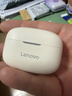 联想（lenovo）真无线蓝牙耳机 半入耳式耳机 音乐运动游戏耳机蓝牙5.4 适用苹果华为小米手机 EA110月岩白 实拍图