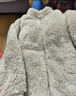 优衣库童装男童女童长绒摇粒绒拉链茄克长袖外套478168 478168/31米色 140 实拍图