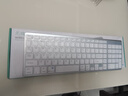 前行者（EWEADN）无线蓝牙键盘鼠标套装双模低音笔记本台式电脑商务办公打字便携超薄剪刀脚设计可充电键鼠套装外设 金属银【键鼠套装】全系统兼容-多设备连接 实拍图