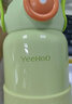 英氏（YEEHOO）保温杯316儿童吸管杯带杯套婴儿保温杯宝宝儿童保温水杯子 苹果绿 实拍图