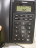 飞利浦（PHILIPS）有绳电话机座机 固定电话 办公家用 双接口 免电池 免提通话 一键拨号 黑名单 CORD022 黑色 实拍图