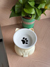 甜浪海猫碗陶瓷猫粮碗狗碗猫食盆猫咪喝水碗高脚斜口防打翻护颈喂食碗 实拍图