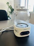 美的（Midea）花漾0胶水全玻璃全自动养生壶 办公室多功能煮茶壶 烧水壶恒温电热水壶煮茶器花茶壶1L YS10B101 实拍图