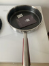 康巴赫炒锅煎炒锅蜂窝煎炒两用锅316L不锈钢28cm平底炒锅深煎锅少油烟 双面花纹煎炒两用+钢铲 28cm 实拍图