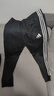 阿迪达斯 （adidas）运动套装男2025秋季跑步运动套装防风夹克收腿裤两件套 黑/白 XL 实拍图