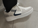 361°运动男鞋冬季学生复古厚底增高小白休闲板鞋子男672426615-5 实拍图