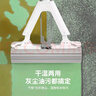 LYNN免手洗海绵拖把懒人胶棉拖把+可折叠直立收纳扫把套装 实拍图