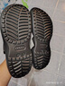 CROCS卡骆驰洞洞鞋贝雅男鞋女鞋轻便耐磨一脚蹬拖鞋休闲鞋|10126 黑色-001 40 (250mm) 实拍图