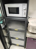 佳帮手厨房置物架抽拉式微波炉收纳柜落地多层储物柜夹缝柜6层50cm 实拍图
