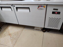 美凌时尚家【已补贴20%】操作台冰柜冷藏工作台商用冰箱奶茶店设备全套水吧台不锈钢保鲜 【双温款】1.8*0.8*0.8M丨变频省电80% 【全铜管制冷丨一级节能省电丨品牌压缩机】 晒单实拍图