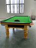 猎钢狼【包邮包安装】斯诺克英式比赛国际专用标准钢库台球桌家用商用 12尺 【钢库】8腿3.85*2.05鼎配 实拍图
