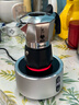 比乐蒂（Bialetti）【官方正品】摩卡壶 双阀高压手冲咖啡壶意式浓缩手动咖啡机送礼 2杯份+4.0电陶炉(雅致银) 100ml 实拍图