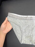 Calvin Klein内衣女士三条装经典提花腰边ck舒适棉质微弹性感比基尼三角内裤女 MP1-太空黑/椰青灰/月光白 3条 M 尺码偏大，建议拍小一码 实拍图