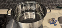 炊大皇304不锈钢三层蒸锅家用复合底汤锅蒸馒头包子可视可立高拱盖34cm 实拍图