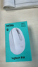罗技（Logitech）M196 无线蓝牙鼠标 办公鼠标 笔记本商务办公家用 小巧便携 对称手型 珍珠白 实拍图