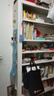 阿格贝贝图书馆书架钢制家用书柜落地置物架客厅卧室多层储物架至尊版 至尊版2.2米高1.2米宽白色主架 实拍图
