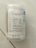 稳健出行医用棉签双头掏耳鼻清洁化妆脱脂棉棉棒白色7.5cm100支/桶 实拍图
