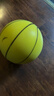 安踏静音篮球3号儿童拍拍球室内无声儿童训练玩具球软皮球静音球 黄色 实拍图