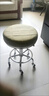 美容院凳子滑轮旋转升降圆凳化妆梳妆凳美发美甲理发椅吧凳大工椅 深灰色29cm座面可升降38cm-48cm 实拍图