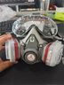 普达防毒面具防甲醛活性炭口罩/粉尘/苯有机气体喷漆印刷410E护目镜一体3号盒套装+20滤棉 实拍图