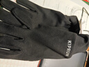 迪卡侬户外运动男女跑步健身骑行轻薄舒适保暖触屏手套纯黑色M-4564125 实拍图
