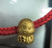 周大福十二生肖 掌中宝足金黄金吊坠转运珠【多款可选】新年礼物 EOR675 星星鼠 实拍图