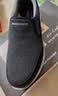 斯凯奇（Skechers）男鞋工装鞋厚底舒适一脚蹬健步鞋百搭通勤帆布鞋休闲鞋210808 实拍图