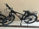 凤凰上海凤凰山地车自行车男士女式学生成人变速宽胎越野公路赛单车 铝架油刹/全套竞速轴承/十刀消灰 26寸27速【建议身高158-188cm】 实拍图