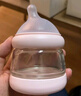 babycare歪头仿母乳防胀气奶瓶0-6月新生儿宽口径玻璃奶瓶婴儿100ml 0-1月 实拍图