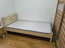 意米之恋 橡胶木实木床大板床1m*1.9m床+5cm椰棕床垫包安装 DB-B01 (套装) 实拍图