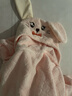 欧孕（OUYUN）婴儿浴巾珊瑚绒吸水速干儿童斗篷浴袍带帽宝宝 拉蒂兔 150*100 实拍图