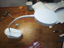 公牛（BULL）充插两用家用ML-D405A-DS无极调光白色国A夹子台灯4000K-4000mAh 实拍图