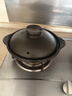苏泊尔（SUPOR）砂锅陶瓷煲啫啫煲炖锅家用砂煲陶瓷锅耐高温不易开裂燃气明火专用 一人煲仔饭【适用1-2人】 0.8L 实拍图