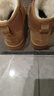 百丽（Belle）君妍同款小暖炉2代厚底雪地靴女棉鞋加绒保暖短靴D1K2DDD4 棕色 第二代 38 (240mm) 实拍图