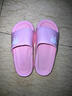 稻草人拖鞋男女居家用秋冬洗澡厚底浴室内外穿情侣防滑静音凉拖 粉36-37 实拍图