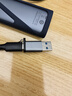 绿联 USB3.2公转Type-C母转接头支持降噪耳机电脑转USB-C口适用MacBooK苹果笔记本 3.0深空灰-铝壳挂绳款 实拍图