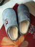 棉拖鞋特卖可拆卸踩屎感可爱防水EVA底居家户外防滑拖鞋包跟拖鞋 包跟兔子：随机颜色绿粉黄黑 36-37 【建议拍大一码】 实拍图