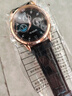 正品男士手表高档休闲石英表简约气质男表皮带高颜值罗马时尚腕表 军团款 实拍图